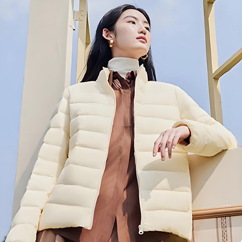 Puszyste puch kaczy, trójwymiarowe wypełnienie kurtki puchowej do przechowywania ciepła na zewnątrz